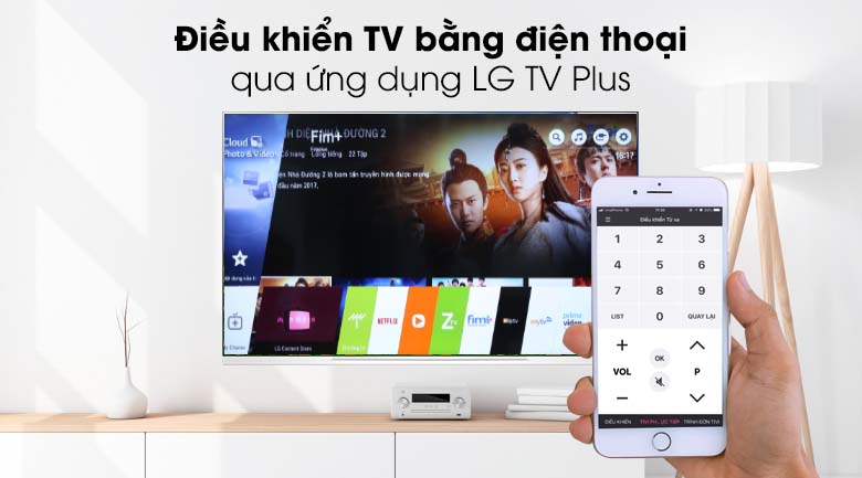 Điều khiển tivi bằng điện thoại - Smart Tivi OLED LG 4K 55 inch 55E9PTA Mẫu 2019 Điều khiển tivi bằng điện thoại - Smart Tivi OLED LG 4K 55 inch 55E9PTA Mẫu 2019