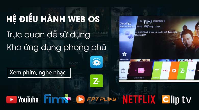 Hệ điều hành WebOS - Smart Tivi OLED LG 4K 55 inch 55E9PTA Mẫu 2019