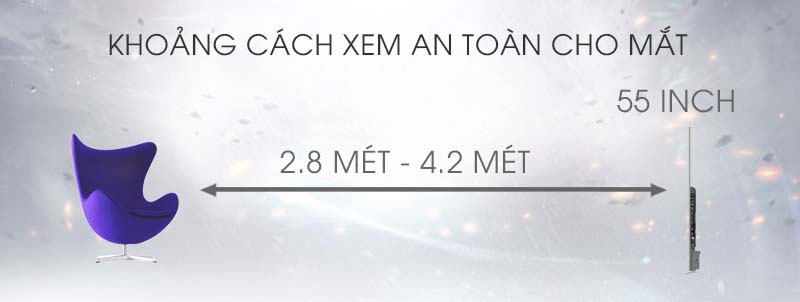 Smart Tivi OLED LG 55 inch 55B6T – Khoảng cách hợp lý xem tivi Smart Tivi OLED LG 55 inch 55B6T – Khoảng cách hợp lý xem tivi