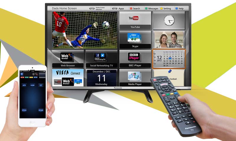 Smart Tivi Panasonic 32 inch TH-32DS500V - Điều khiển TV bằng điện thoại Smart Tivi Panasonic 32 inch TH-32DS500V - Điều khiển TV bằng điện thoại