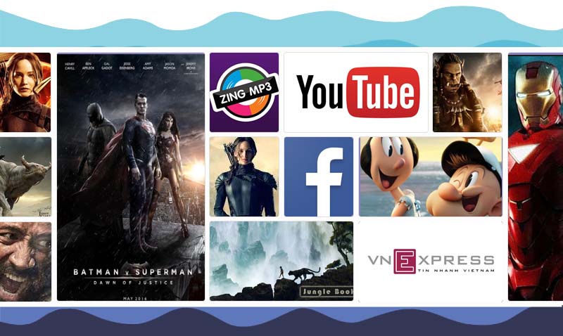 Internet tivi Panasonic 43 inch TH-43DS600V - Ứng dụng Internet tivi Panasonic 43 inch TH-43DS600V - Ứng dụng