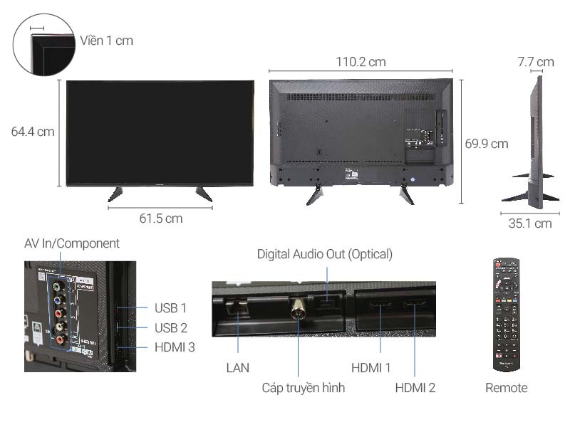 Smart Tivi Panasonic 49 inch TH-49EX600V Smart Tivi Panasonic 49 inch TH-49EX600V