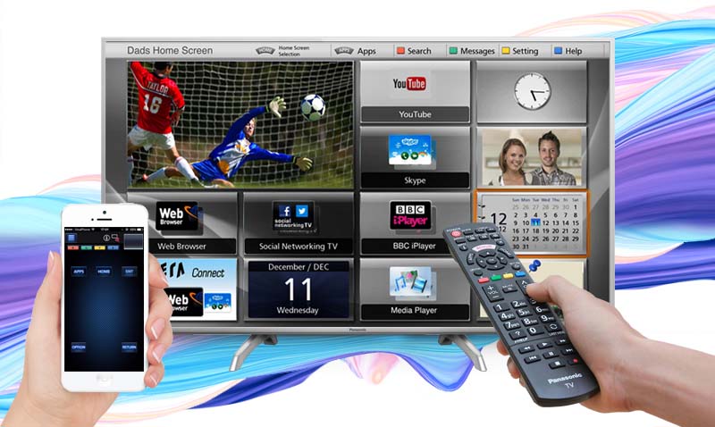 Smart Tivi Panasonic 55 inch TH-55DS630V - Điều khiển tivi bằng điện thoại Smart Tivi Panasonic 55 inch TH-55DS630V - Điều khiển tivi bằng điện thoại
