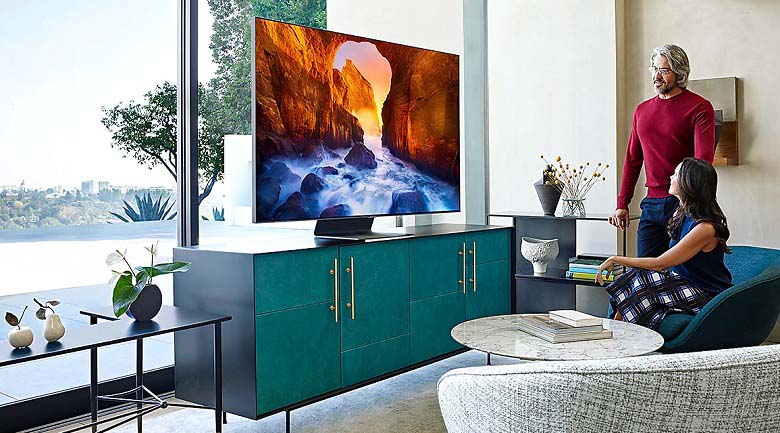 Smart Tivi QLED Samsung 4K 75 inch QA75Q90R - Thiết kế
