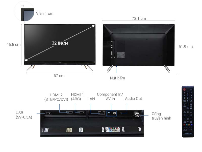Smart Tivi Samsung 32 inch UA32K5300 Smart Tivi Samsung 32 inch UA32K5300