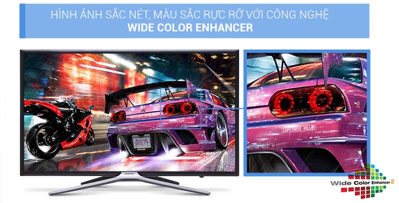 màu sắc trên Smart Tivi Samsung UA32K5500 rực rỡ, nét căng màu sắc trên Smart Tivi Samsung UA32K5500 rực rỡ, nét căng