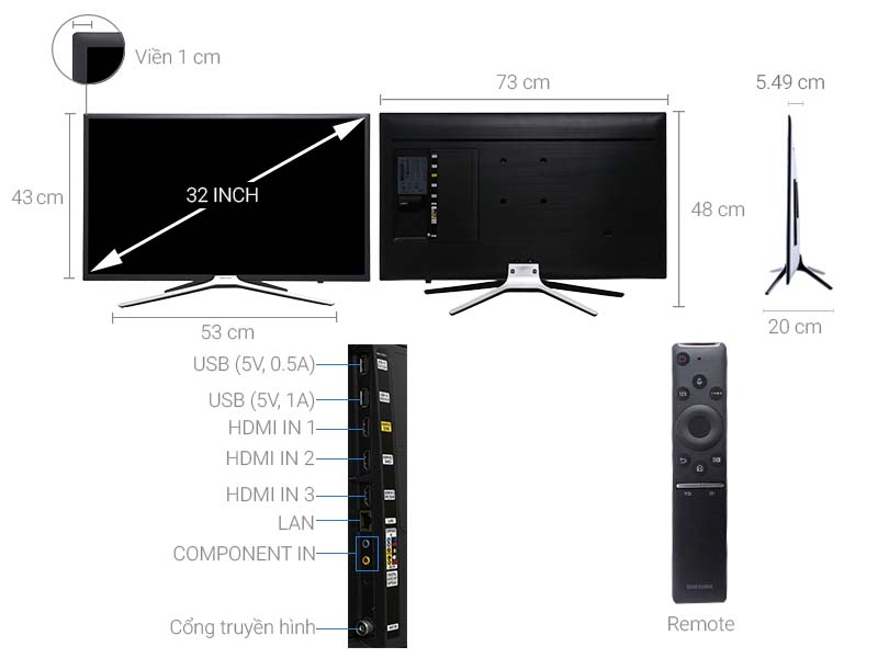 Smart Tivi Samsung 32 inch UA32M5500 Smart Tivi Samsung 32 inch UA32M5500