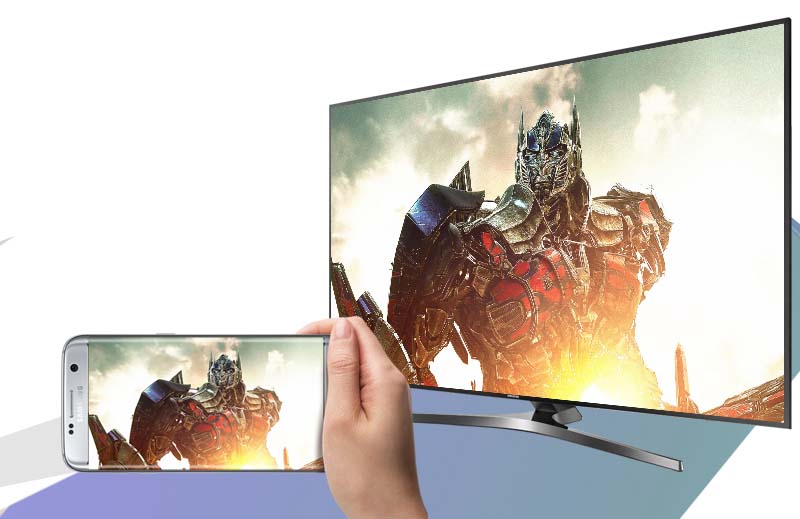 Smart Tivi Samsung 49 inch UA49KU6400 - Chiếu màn hình điện thoại lên tivi Smart Tivi Samsung 49 inch UA49KU6400 - Chiếu màn hình điện thoại lên tivi
