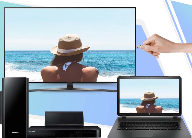Smart Tivi Samsung 49 inch UA49KU6400 - Kết nối