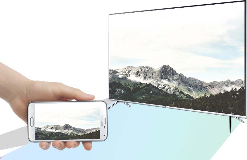 Smart tivi Samsung 55 inch UA55KS7000 - Chiếu màn hình điện thoại lên tivi Smart tivi Samsung 55 inch UA55KS7000 - Chiếu màn hình điện thoại lên tivi