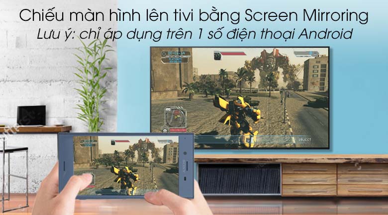 Smart Tivi Sony 4K 43 inch KD-43X7000G - Screen Mirroring