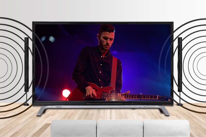 Smart Tivi Toshiba 49 inch 49L5650 - Âm thanh mạnh mẽ Smart Tivi Toshiba 49 inch 49L5650 - Âm thanh mạnh mẽ