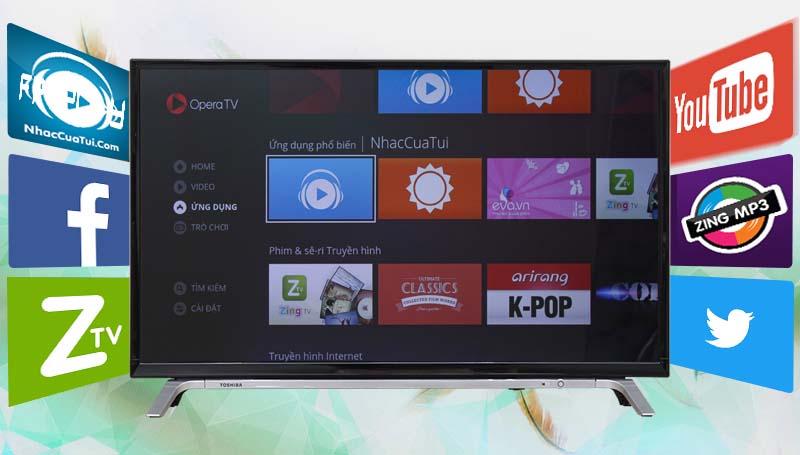 Smart Tivi Toshiba 49 inch 49L5650 - Các tính năng giải trí Smart Tivi Toshiba 49 inch 49L5650 - Các tính năng giải trí