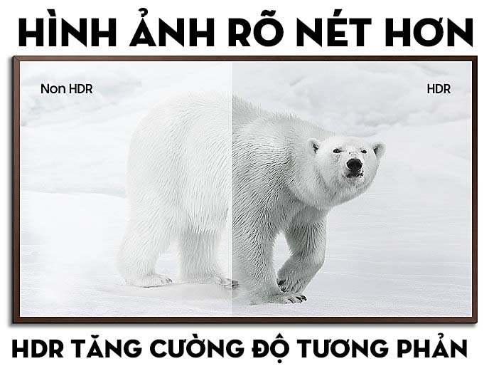 Hình ảnh rõ nét hơn với HDR Hình ảnh rõ nét hơn với HDR