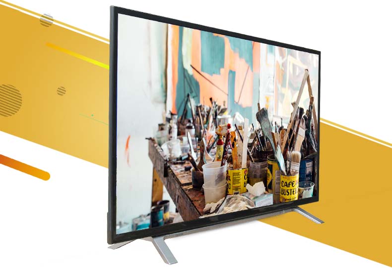 Tivi Toshiba 55 inch 55L3650 - Thiết kế ấn tượng Tivi Toshiba 55 inch 55L3650 - Thiết kế ấn tượng