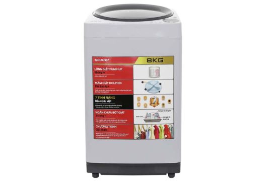Máy giặt Sharp 8 kg ES-U80GV-H