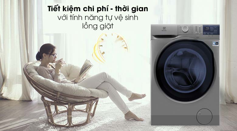 Máy giặt Electrolux EWF8024ADSA - Tiết kiệm chi phí với tính năng tự vệ sinh lồng giặt Máy giặt Electrolux EWF8024ADSA - Tiết kiệm chi phí với tính năng tự vệ sinh lồng giặt