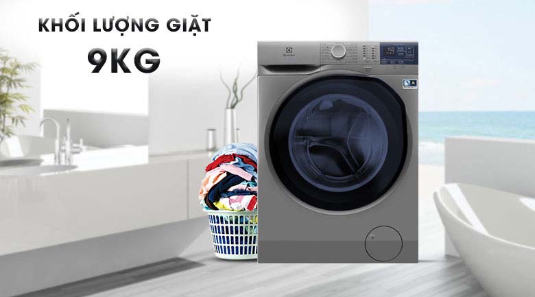 Khối lượng giặt 9 kg - Máy giặt Electrolux Inverter 9 kg EWF9024ADSA