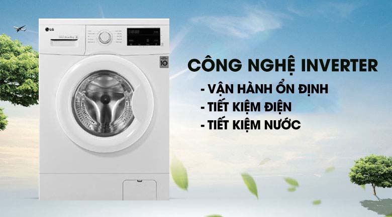 Công nghệ Inverter - Máy giặt LG Inverter 9 kg FM1209N6W