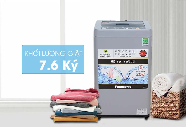 Máy giặt Panasonic 7.6 kg NA-F76VS9GRV Máy giặt Panasonic 7.6 kg NA-F76VS9GRV