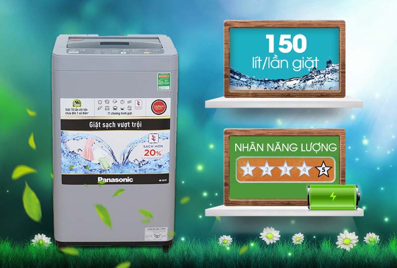 Máy giặt Panasonic 7.6 kg NA-F76VS9GRV Máy giặt Panasonic 7.6 kg NA-F76VS9GRV