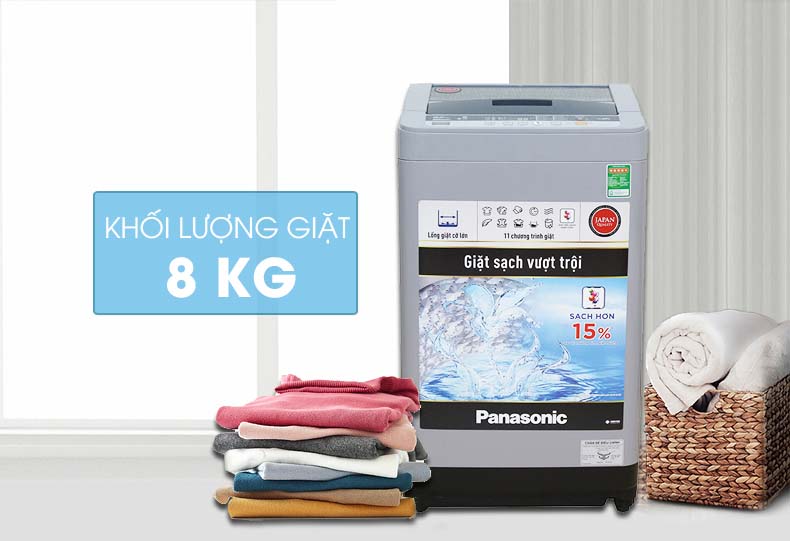 Máy giặt Panasonic 8 kg NA-F80VS9GRV Máy giặt Panasonic 8 kg NA-F80VS9GRV