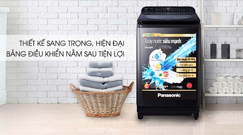 Kiểu dáng sang trọng, tiện lợi - Máy giặt Panasonic Inverter 11.5 Kg NA-FD11VR1BV Kiểu dáng sang trọng, tiện lợi - Máy giặt Panasonic Inverter 11.5 Kg NA-FD11VR1BV