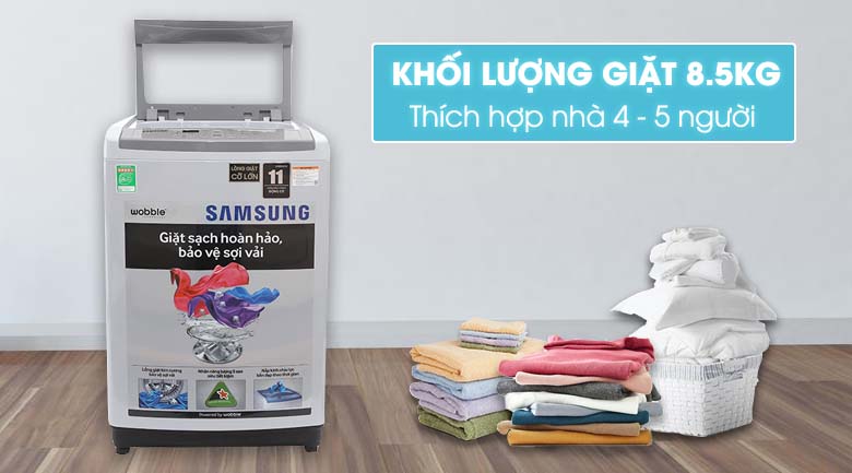 Máy giặt Samsung 8.5 kg WA85M5120SG/SV Máy giặt Samsung 8.5 kg WA85M5120SG/SV