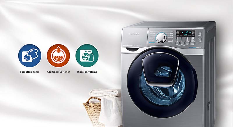 Tính năng Add Wash giúp thêm đồ giặt tiện lợi Tính năng Add Wash giúp thêm đồ giặt tiện lợi