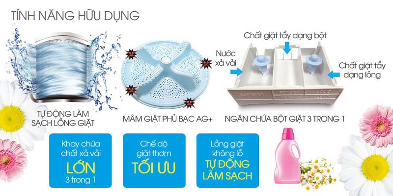 Máy giặt Sharp 8.2 kg ES-W82GV-H Máy giặt Sharp 8.2 kg ES-W82GV-H